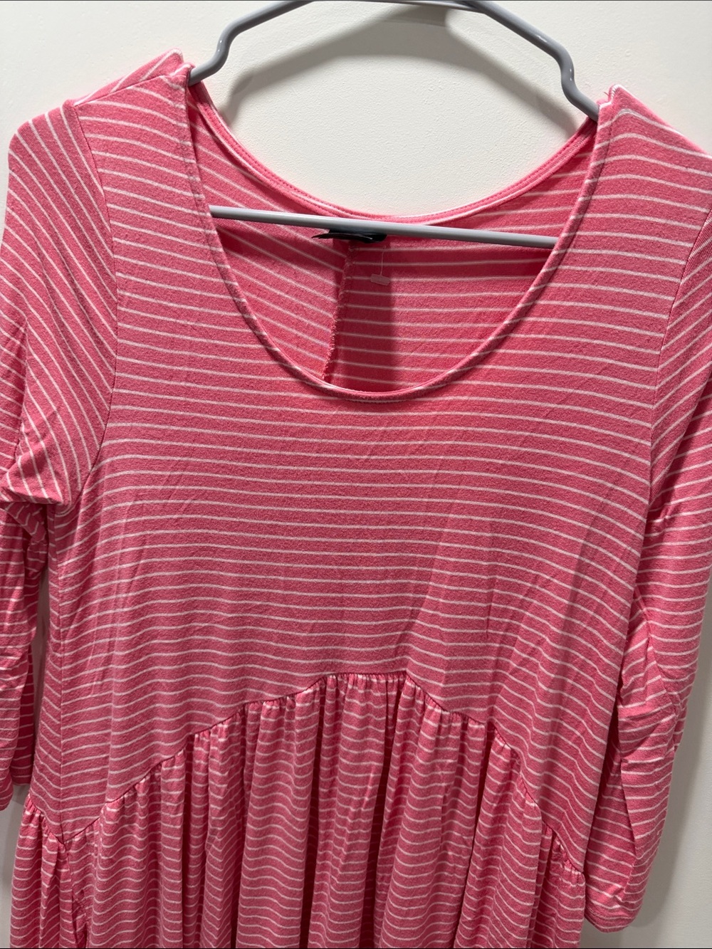 Agnes & Dora Pink Striped Maxi Dress - Picture 2 of 5